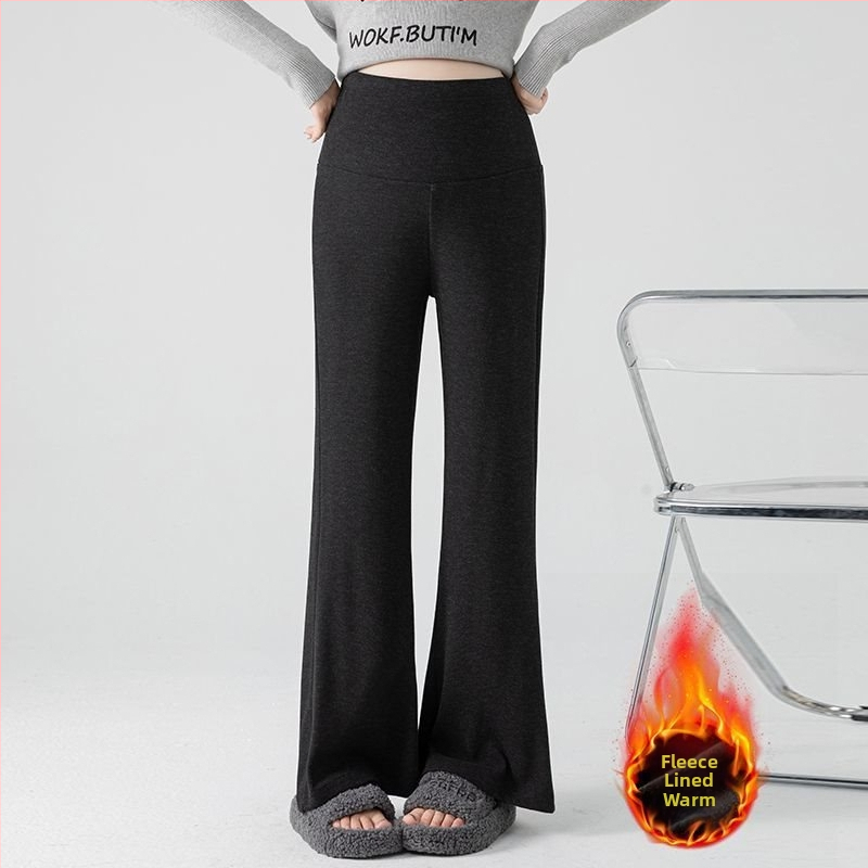 Grūtnieču bikses – 9/10 garums, brīvs piegriezums, chenille audums ar spandeksu līdz 30%, regulējams platākais apakšējais gals