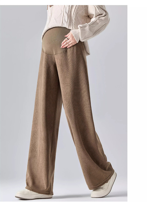 Rasedate laiendatud püksid, paks polüester (95%+), spandeks <30%, vaba lõige koos kõhu toestusega, mikroelastsus