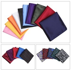 Kišeninė skarelė su britišku retro raštu, džakardinė poliesterio medžiaga, derinimo raštas, vakarinė apranga