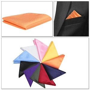 Kišeninė skarelė su britišku retro raštu, džakardinė poliesterio medžiaga, derinimo raštas, vakarinė apranga