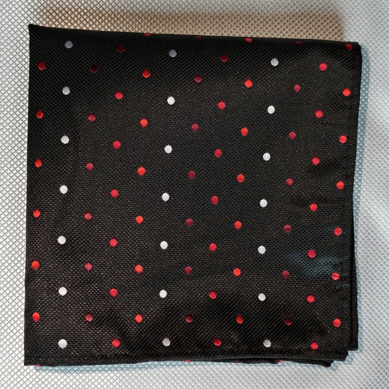 Kišeninė skarelė su britišku retro raštu, džakardinė poliesterio medžiaga, derinimo raštas, vakarinė apranga