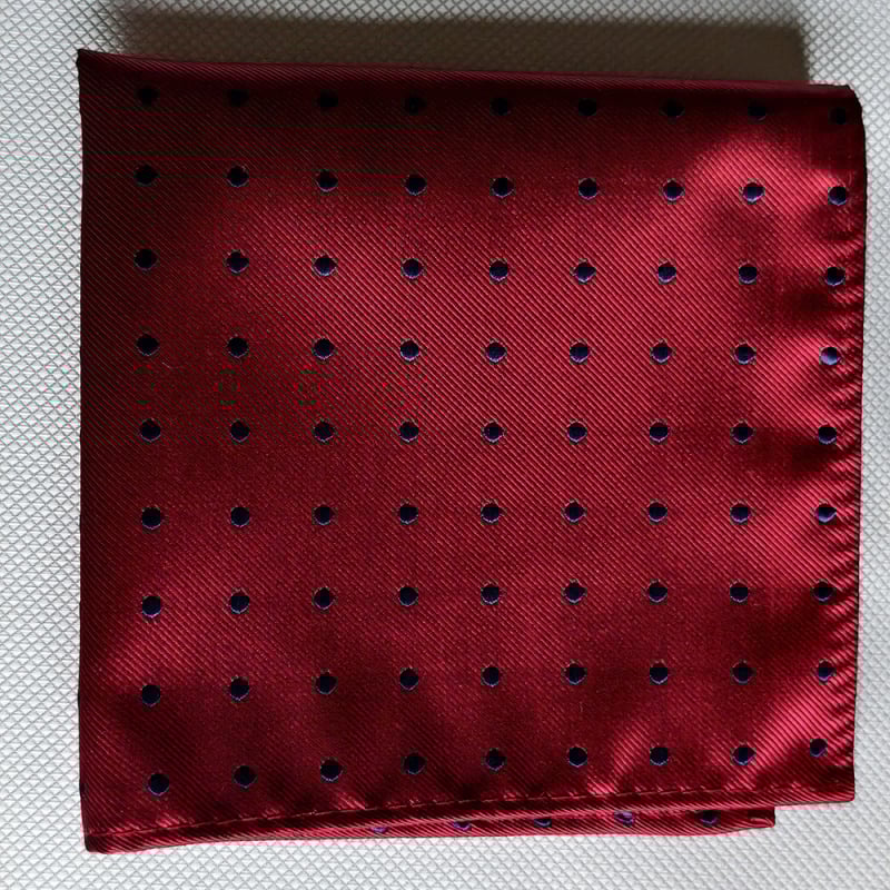 Kišeninė skarelė su britišku retro raštu, džakardinė poliesterio medžiaga, derinimo raštas, vakarinė apranga