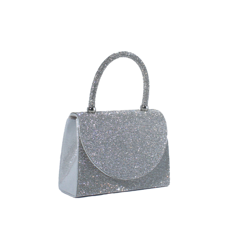 Yaxuanmei PU vakarienės rankinė su grandinėle, horizontalaus kvadrato formos, magnetinis užsegimas, vidinė ID kišenė