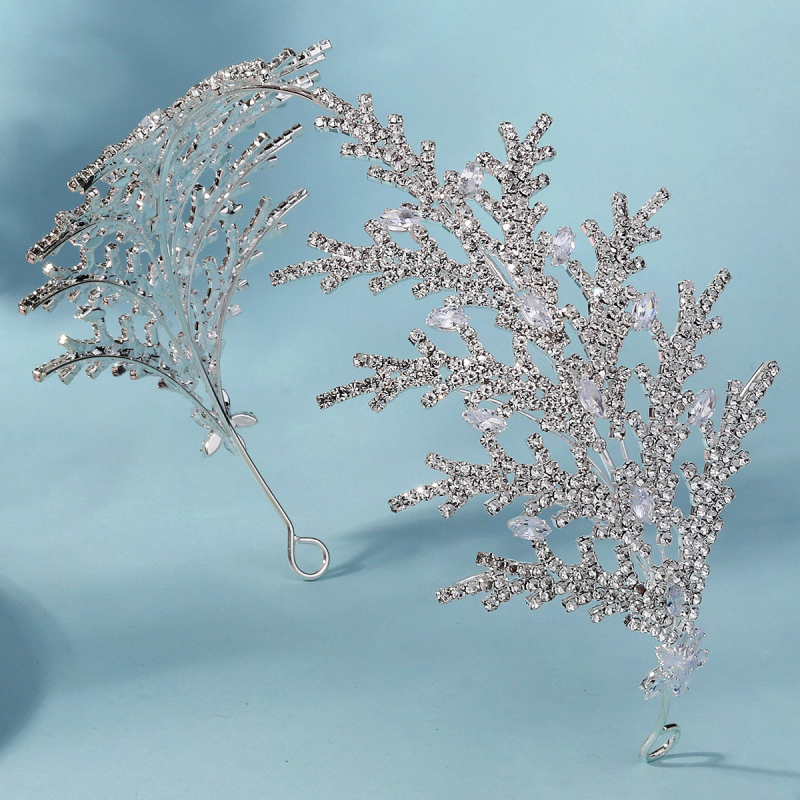 Mianino Rhinestone Diamond Hair Hoop – platus plaukų lankelis moterims, ekstravaganiškas stilius, asmeninė tendencija