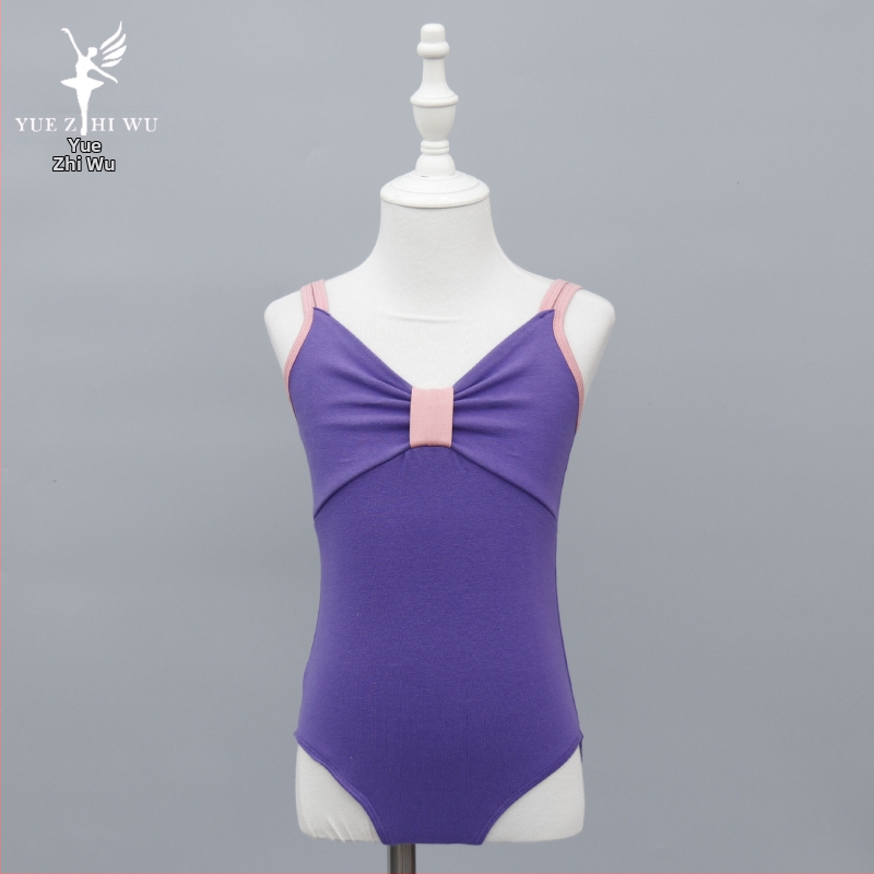 Vaikų šokių treniruočių kombinezonas – vasarinis, vientisas, 95% medvilnė, švelnus apdorojimas, princės stilius