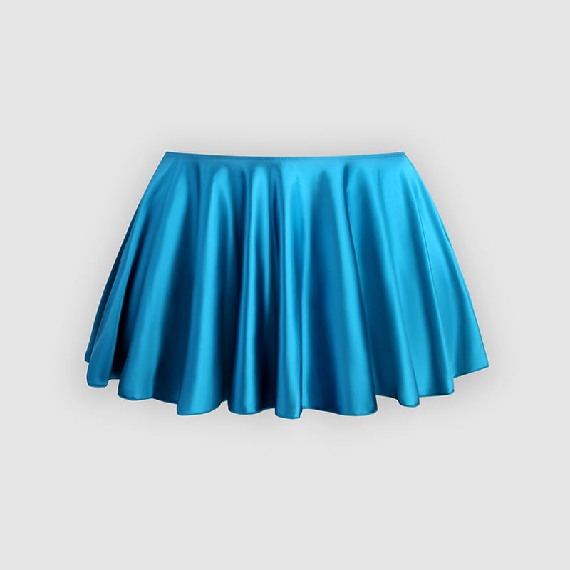 Λεοτάρντ για γυμναστική και μπαλέτο – γυαλιστερή μεταξένια υφή, μίγμα νάιλον-χημικών ινών, επένδυση με σπαντέξ, μονόχρωμο σχέδιο