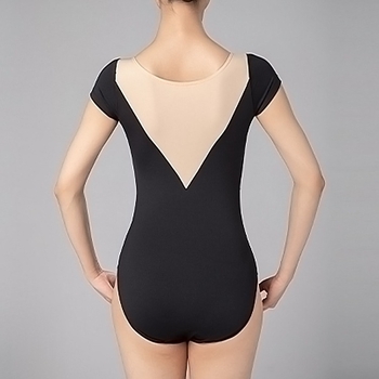 Женски боди за народни танци с V‑образно деколте — нейлон 80%, подплата млечна коприна, тъкан смес от химически влакна, подплата 80% полиестер, подходящ за всички сезони