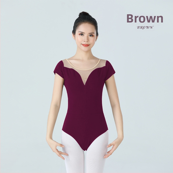 Tantsu unitard, akrüülliud 90%, piima-silk vooder 80% polüester, lühikesed varrukad, naine