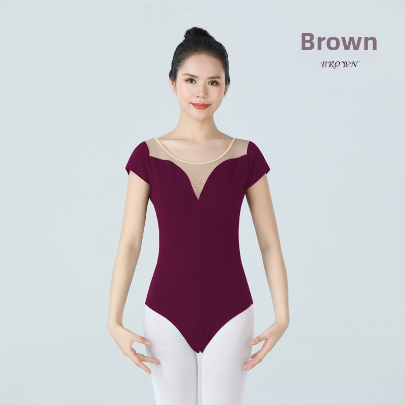 Tantsu unitard, akrüülliud 90%, piima-silk vooder 80% polüester, lühikesed varrukad, naine