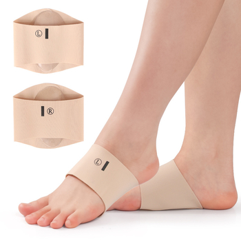 Kaarepad jalale, elastne, kantav, lame ortopedeetiline pad plantar fascijale (SEBS, mudel ZG800, stiil: kaarepad, bränd Nail mark)