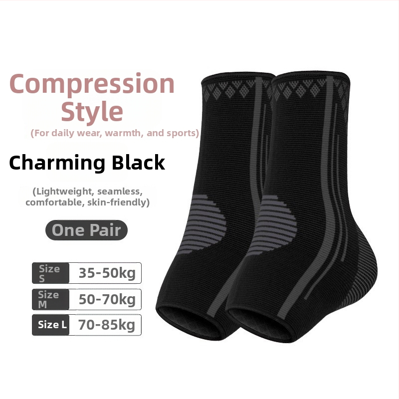 Suaugusiųjų kulkšnies apsaugos rankovė - Nailonas/Spandeksas/Elastinės pluoštai - Tinka krepšiniui