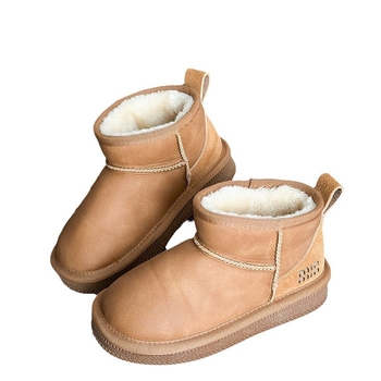 Детски снежни ботуши - унисекс, с плюшена подплата, усилена изолация, мека подметка, за възраст 4-16 години