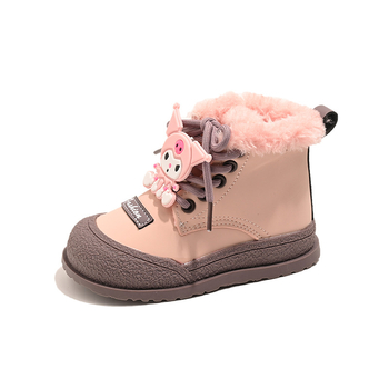 Детски ботинки до глезена, горен материал микрофибърна кожа, прост стил, унисекс, възраст 4–16 години