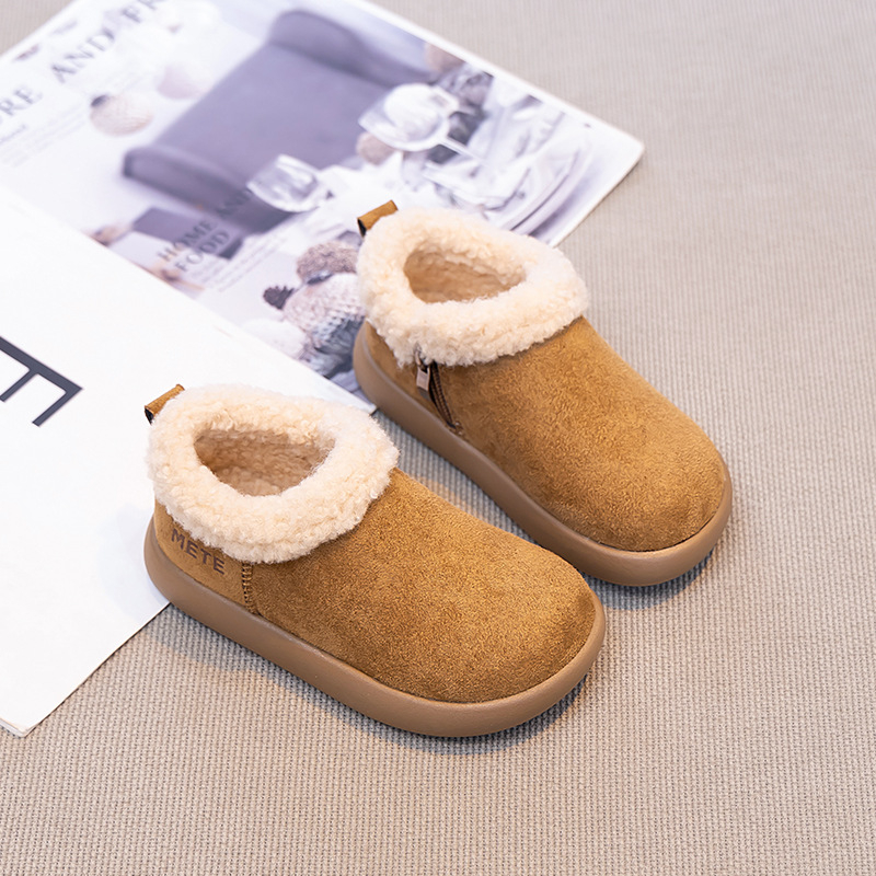 Laste talvesaabad lumes, fliisvooderiga, külgjelt tõmblukuga, 2025