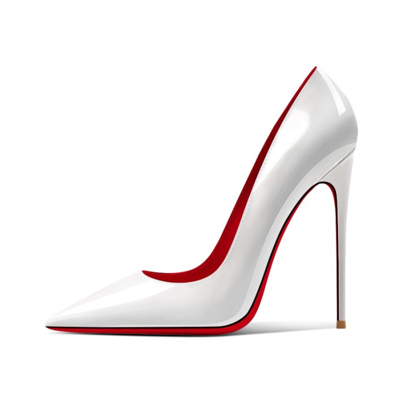 Pantofi damă cu vârf ascuțit, toc 6–8 cm, PU partea superioară, talpă din cauciuc, căptușeală din fibre super