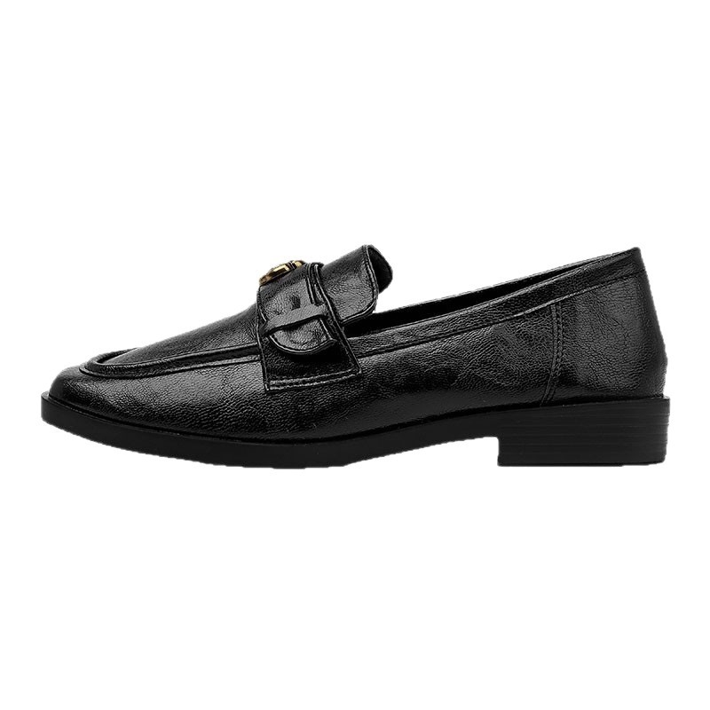 Mocasini dama din piele de miel, talpă moale lucrată manual, vârf pătrat, toc mic 1–3 cm, talpă din cauciuc