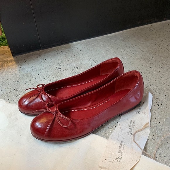 Balerini din Super Fiber, vârf rotund, toc mic sub 3 cm, talpă PU