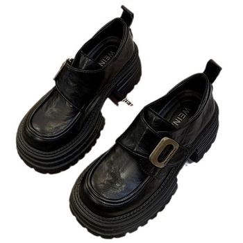 Moteriški loaferiai su Korėjos stiliumi, viršus mikropluošto, gumos padas, žemas kulnas 1–3 cm, atidarymas 7–11 cm