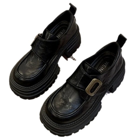 Moteriški loaferiai su Korėjos stiliumi, viršus mikropluošto, gumos padas, žemas kulnas 1–3 cm, atidarymas 7–11 cm