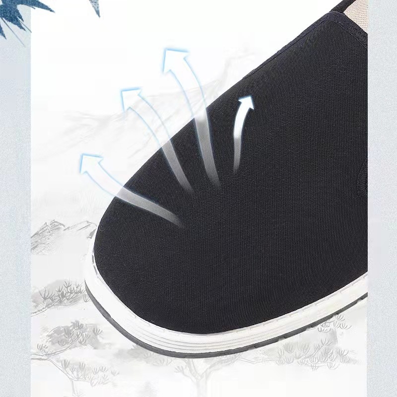 Унисекс платнени обувки с кръгъл нос, нисък горен край, подметка от телешки сухожилия, вулканизирани