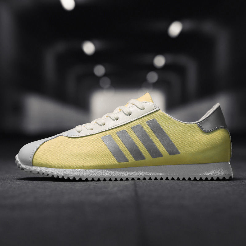 Vīriešu auduma sporta kurpes Korejas stilā, elpojošas, virsma no vairāku materiālu, gumijas zole, šņorēšana