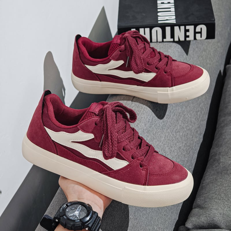 Vīriešu elpojošas kanvas kedas - augšdaļa no sajauktiem materiāliem, šņorējamas, EVA iekšējā, gumijas zole