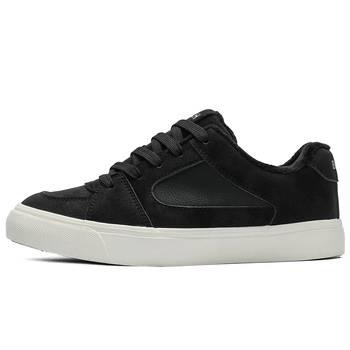 Ziemas universālās velūra sneakers – šņorēšana, zems augstums, apaļa purngala, kokvilnas odere, gumijas zole