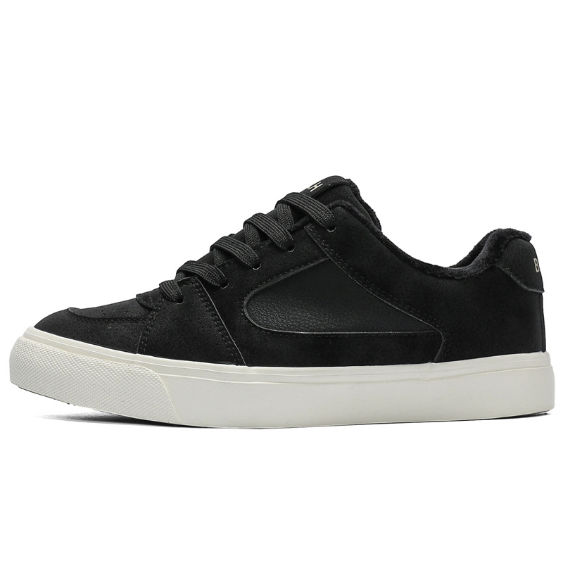 Ziemas universālās velūra sneakers – šņorēšana, zems augstums, apaļa purngala, kokvilnas odere, gumijas zole