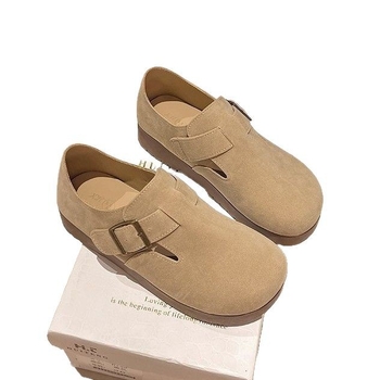 Ženske platforme cipele, okrugli vrh, gornji dio Super Fiber, gumeni potplat, Slip-On