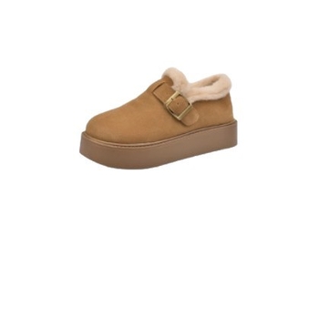 Ženske Birkenstock-stil klogs s debelim potplatom, podstavljene fleeceom, gornji dio od nubuka, gumena potplata, visina peta 3–5 cm, niska linija, zima 2025