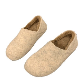 Velúr felsővel és pamut béléses női mules, slip-on, műanyag talp, lapos sarok 0–1 cm