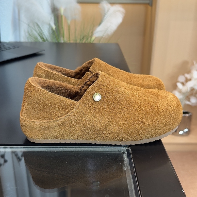 Pantofi dama casual cu Velcro – vârf rotund, talpa joasă, partea superioară din Super Fiber cu piele microfibră, căptușeală din pluș, talpă din cauciuc groasă, înălțime toc 3–5 cm, purtare zilnică, brand Qiao feifei
