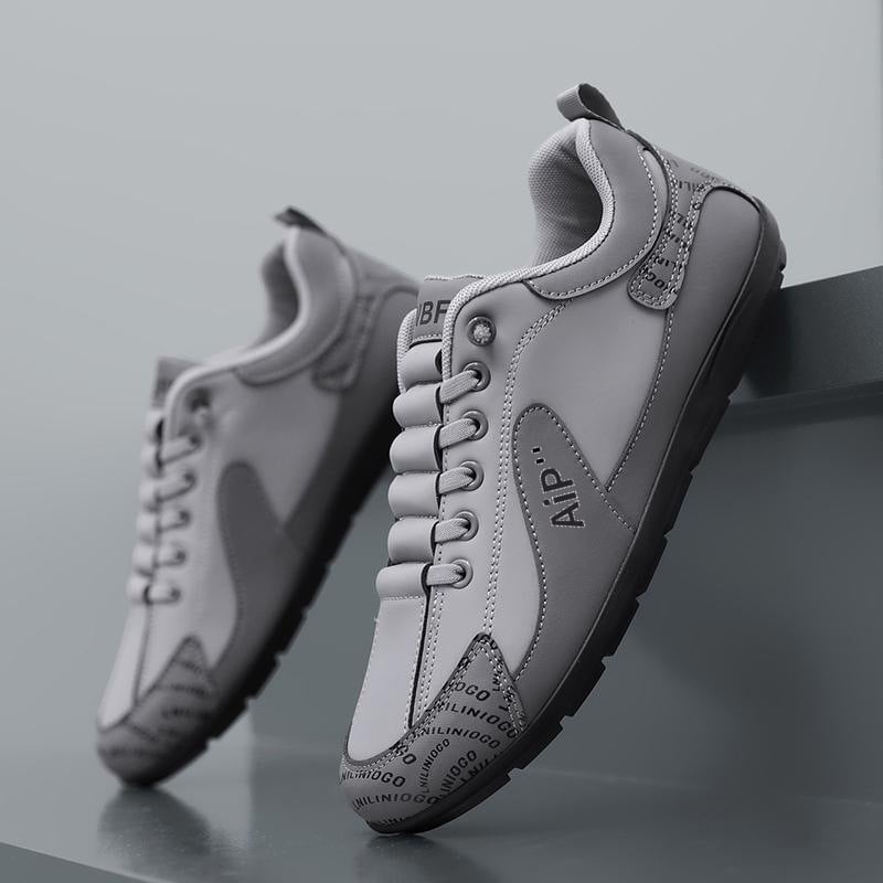 Mocasini bărbați din PU - Slip-on cu bandă elastică, căptușeală textilă respirabilă, talpă PVC, pentru purtare zilnică, talpă joasă