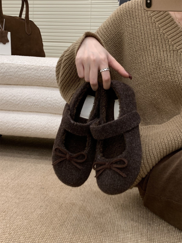 Mary Jane cipele za žene (okrugli vrh; nubuk gornji dio; Velcro zatvaranje; niski potpetica; gumeni potplat)