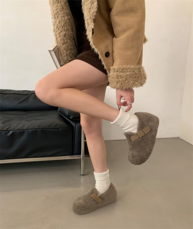 Moteriški velūro bateliai su pūkuotu įdėklu ir vidiniu aukščio pakėlimu, vidutinio kulno aukštis 3–5 cm, gumos padas, žiema–ruduo 2025