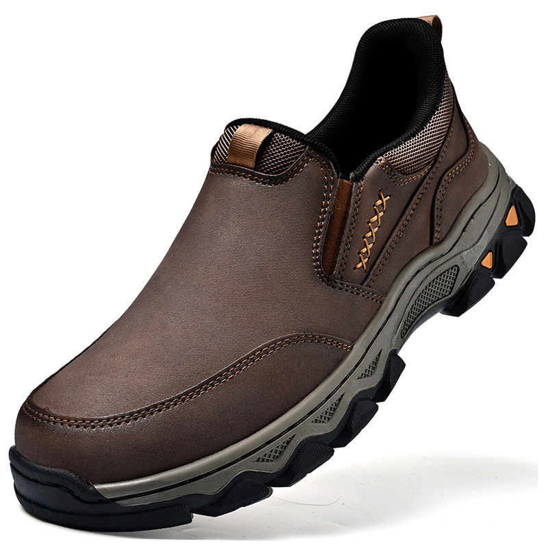 Pantofi loafers slip-on din PU, talpă din cauciuc, vârf rotund, toc plat