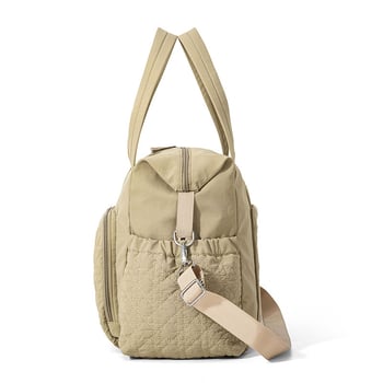 Nagy kapacitású utazótáska nedves-száraz szétválasztással, crossbody kialakítás, nylon anyag, vízálló, nőknek