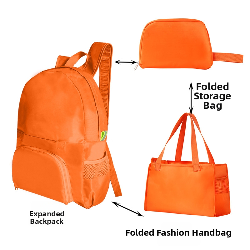 Volditav seljakott välispordiks – unisex, PVC, maht alla 20 l, vaba aja reisimiseks, kaheotstarbeline kasutus