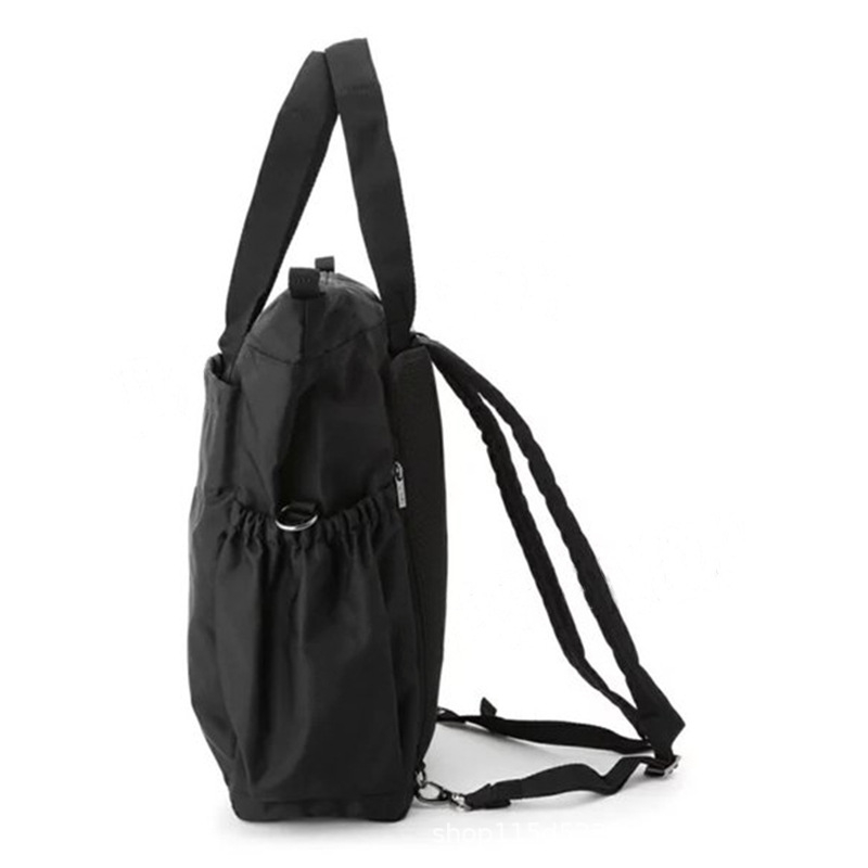 3-in-1 Unisex válltáska, kézitáska és hátizsák – Nagy kapacitású 36–55L, Nylon, 14-inch laptophoz, száraz– Nedves elkülönítés