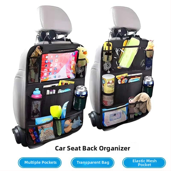 Automobilio galinės sėdynės laikymo krepšys, atsparus vandeniui, sulankstomas, kabinamas organizatorius, iš Oxford audinio, logotipo spausdinimas įmanomas