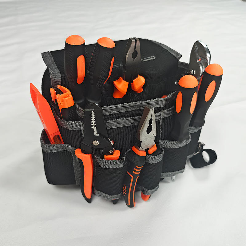 Double Dreamer Įrankių diržo krepšys, Multifunkcinė diržo kišenė, Vandeniui atsparus Oxford audinys, Išplėstas mažas elektrikisto krepšys, Stilius ZC-YB-003