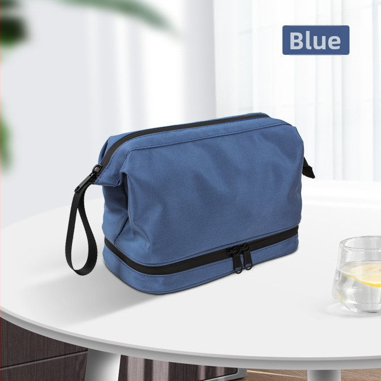 Orbanna atsparus vandeniui kelioninis kosmetikos krepšelis – ultra lengvas, didelė talpa, sausos ir šlapios atskyrimas, poliesteris, užtrauktukas, unisex