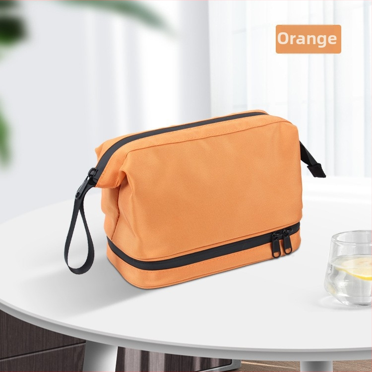 Orbanna atsparus vandeniui kelioninis kosmetikos krepšelis – ultra lengvas, didelė talpa, sausos ir šlapios atskyrimas, poliesteris, užtrauktukas, unisex