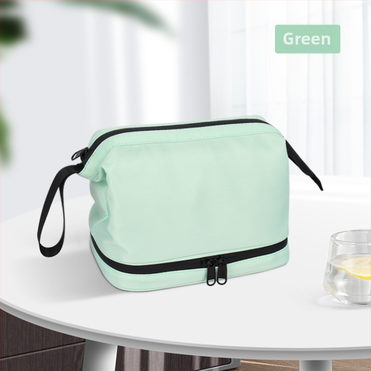 Orbanna atsparus vandeniui kelioninis kosmetikos krepšelis – ultra lengvas, didelė talpa, sausos ir šlapios atskyrimas, poliesteris, užtrauktukas, unisex