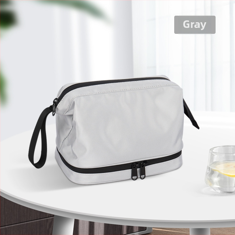 Orbanna atsparus vandeniui kelioninis kosmetikos krepšelis – ultra lengvas, didelė talpa, sausos ir šlapios atskyrimas, poliesteris, užtrauktukas, unisex