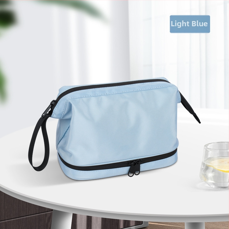 Orbanna atsparus vandeniui kelioninis kosmetikos krepšelis – ultra lengvas, didelė talpa, sausos ir šlapios atskyrimas, poliesteris, užtrauktukas, unisex