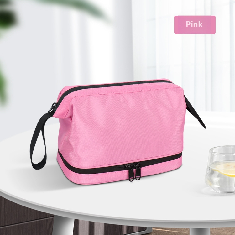 Orbanna atsparus vandeniui kelioninis kosmetikos krepšelis – ultra lengvas, didelė talpa, sausos ir šlapios atskyrimas, poliesteris, užtrauktukas, unisex