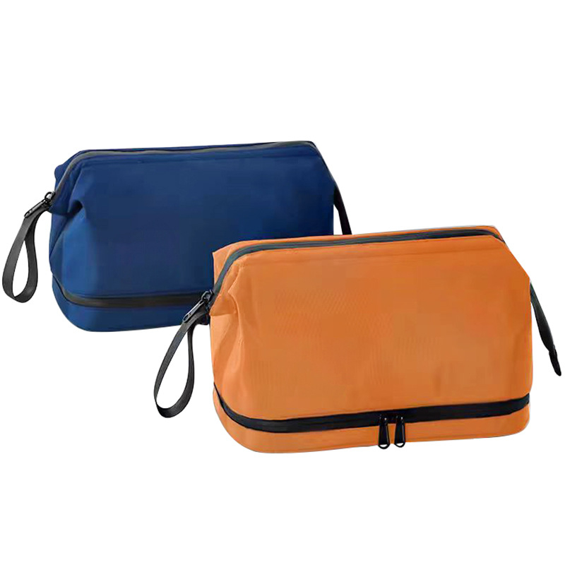 Orbanna atsparus vandeniui kelioninis kosmetikos krepšelis – ultra lengvas, didelė talpa, sausos ir šlapios atskyrimas, poliesteris, užtrauktukas, unisex
