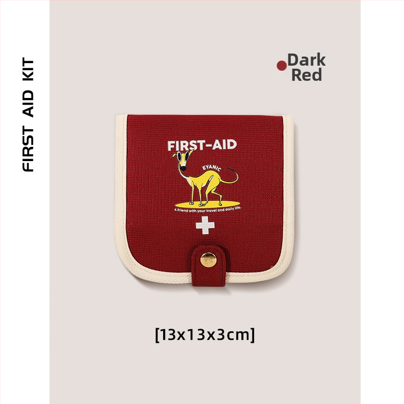 Meditsiinikomplekt, kuubikujulise kujuga, Oxfordi kangas, veekindel, reisidele ja meigitarvete korraldamiseks