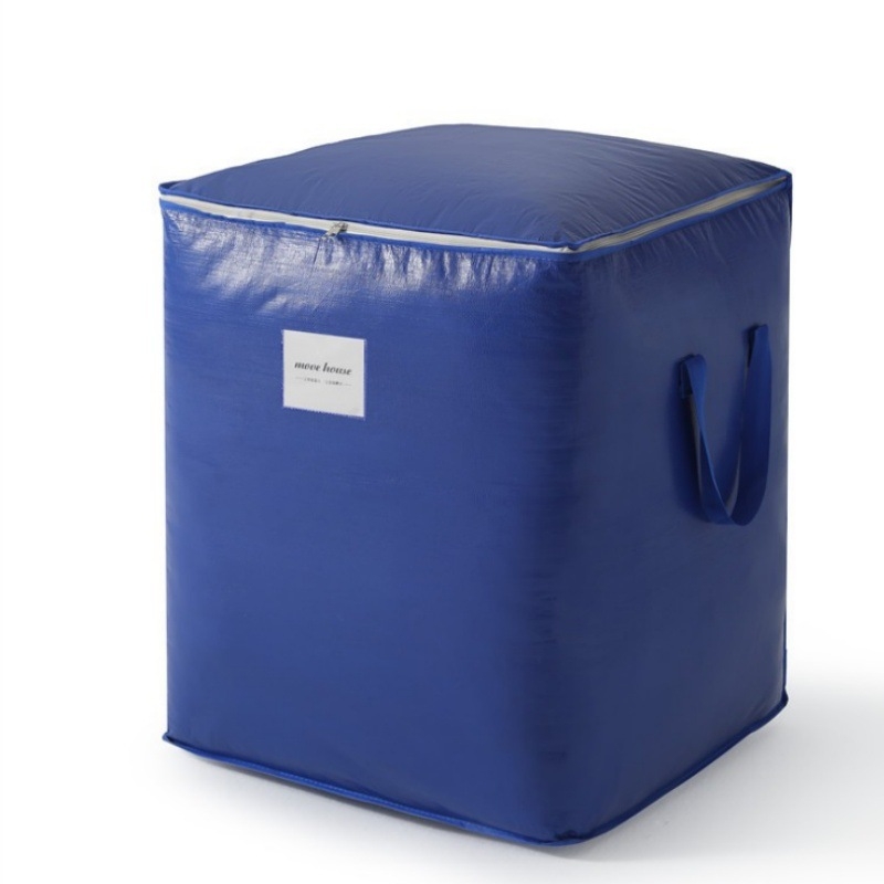 PP költöztető tároló tasakok – kocka alakú, többfunkciós, modell 01, anyag PP, alkalmas költöztetésre és tárolásra hálószobában, nappaliban, irodában